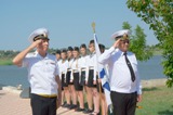 Волгодонск отметил День Военно-Морского флота: на набережной взвился Андреевский флаг