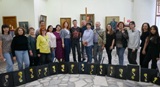 В художественном музее Волгодонска прошёл мастер-класс заслуженного художника России Олега Игнатова
